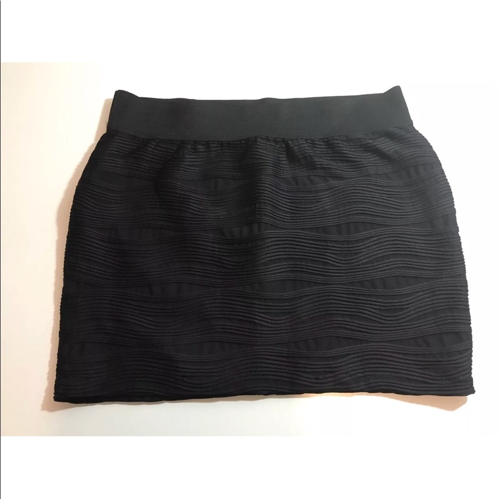 Black Maurice’s mini short skirt 1 plus stretch